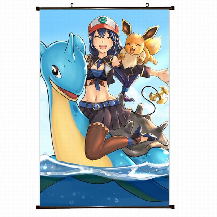 Pokemon Plastic pole cloth painting Wall Scroll 60X90CM preorder 3 days B1-49 NO FILLING