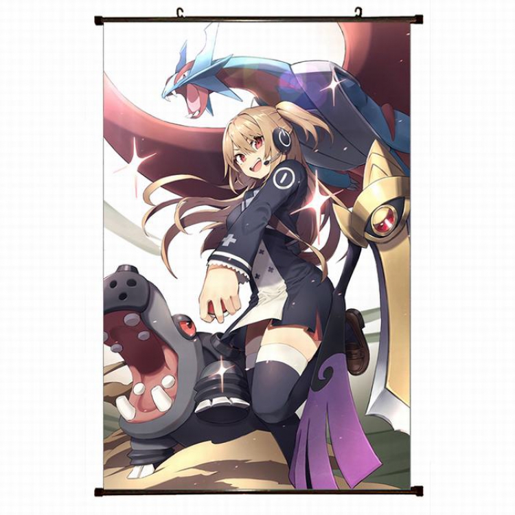 Pokemon Plastic pole cloth painting Wall Scroll 60X90CM preorder 3 days B1-52 NO FILLING