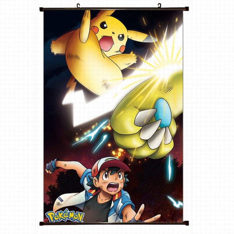Pokemon Plastic pole cloth painting Wall Scroll 60X90CM preorder 3 days B1-96 NO FILLING