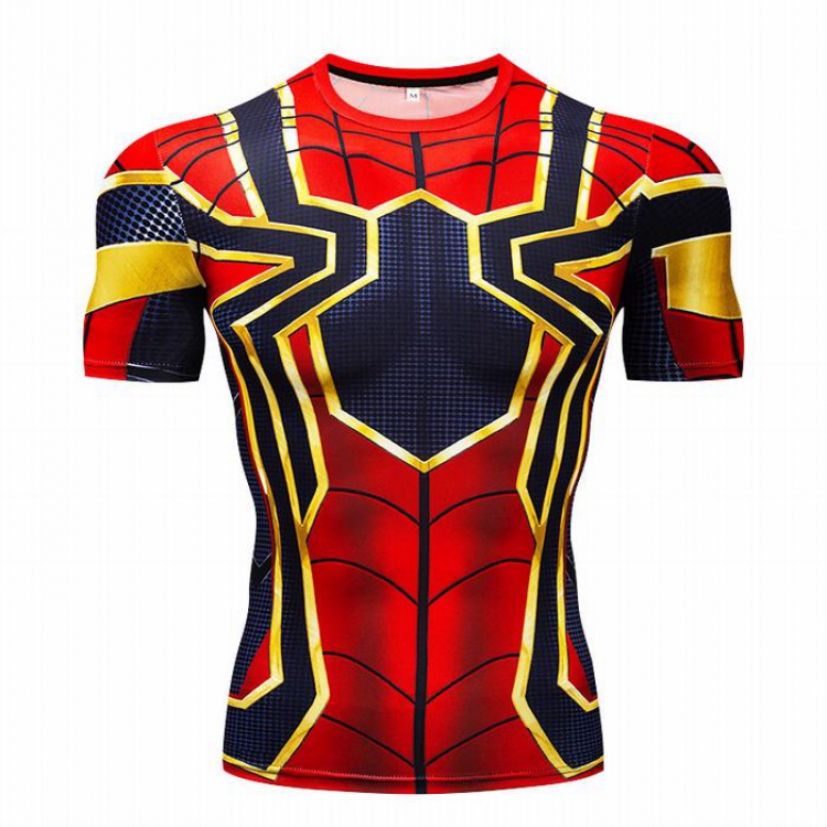 The avengers allianc Tights speed drying short-sleeved T-shirt price for 2 pcs 7 sizes from S to 4XL