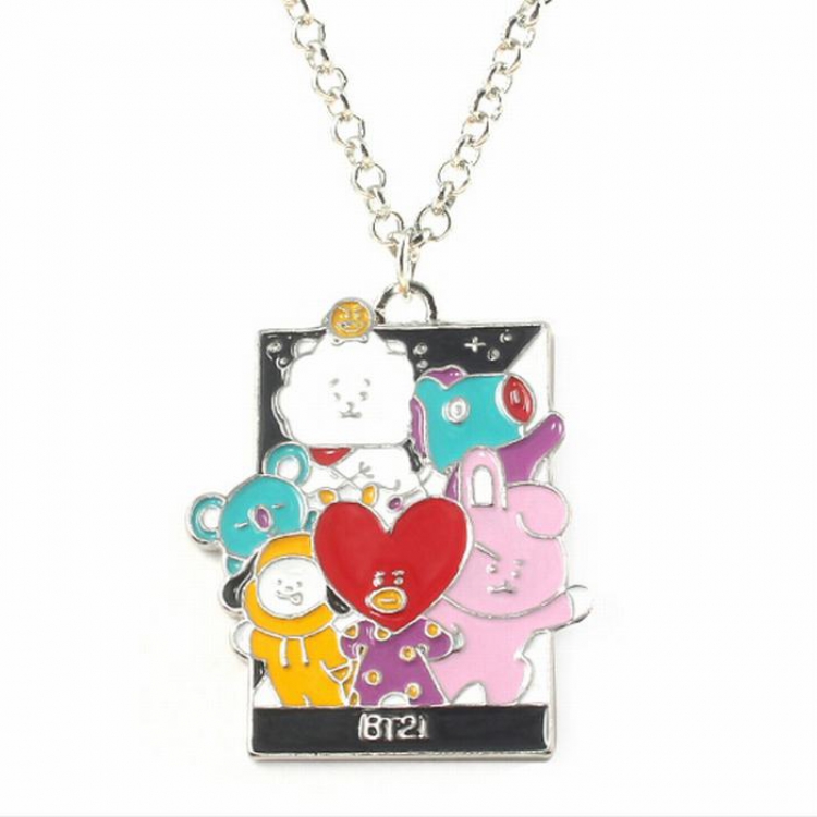 BTS BT21 Alloy Necklace pendant price for 5 pcs
