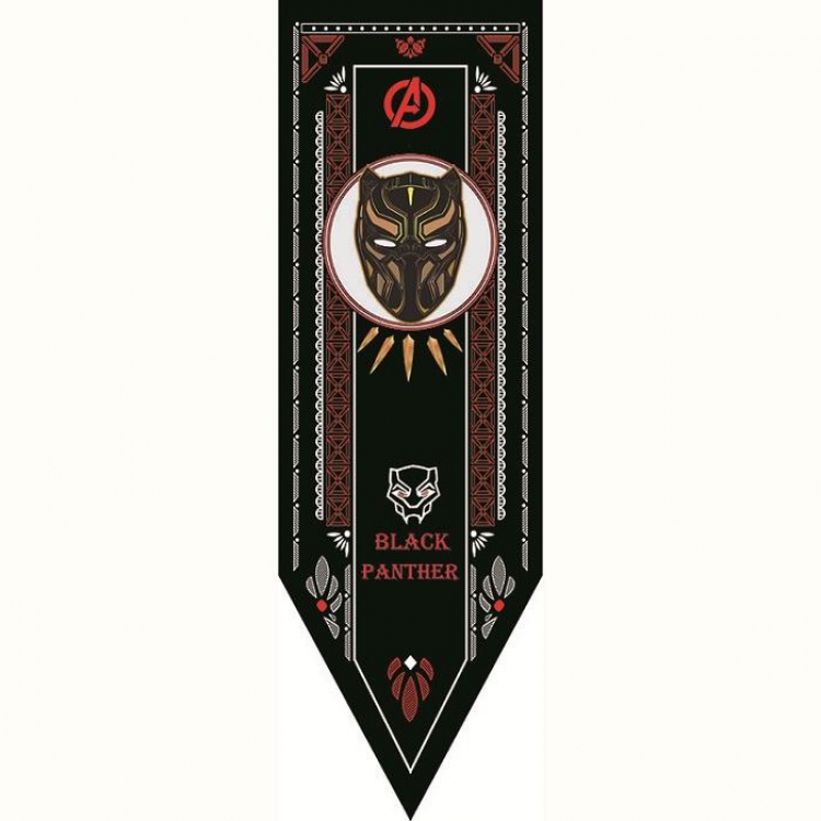 Black Panther Cloth Hanging flag Bunting Big flag banner 48X150CM