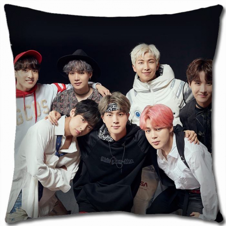 BTS Double-sided full color Pillow Cushion 45X45CM NO FILLING