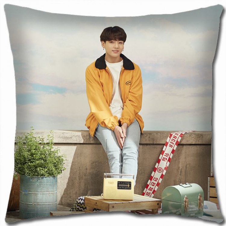 BTS Double-sided full color Pillow Cushion 45X45CM NO FILLING