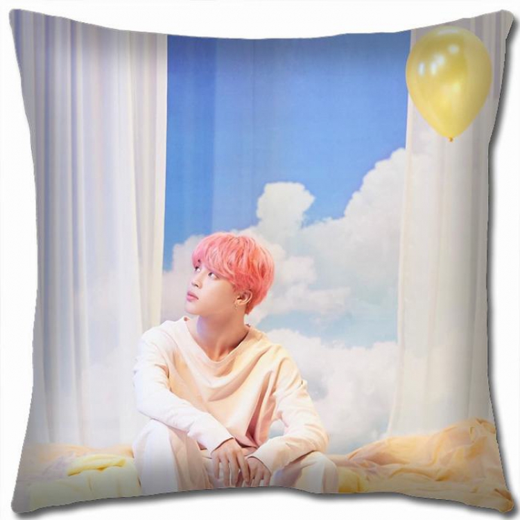 BTS Double-sided full color Pillow Cushion 45X45CM NO FILLING