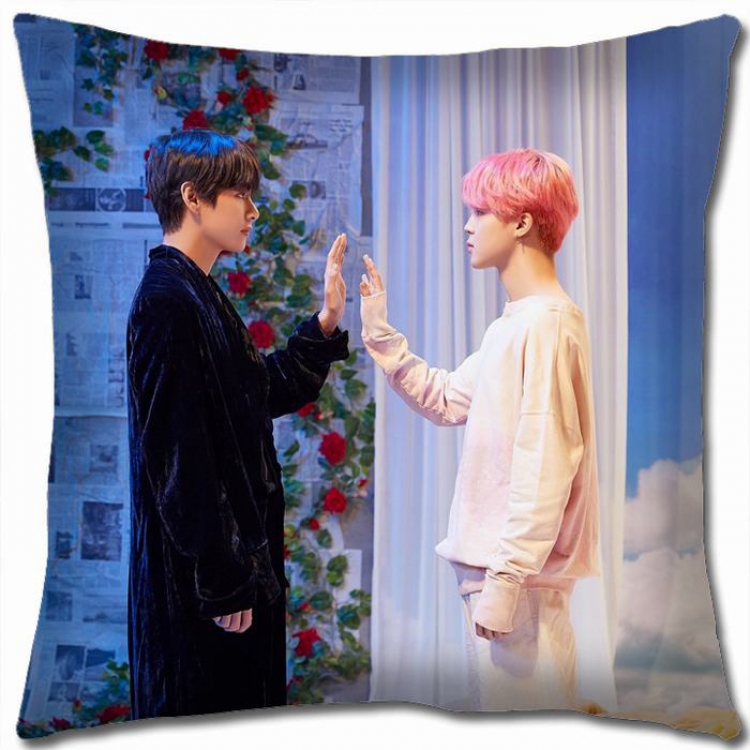 BTS Double-sided full color Pillow Cushion 45X45CM NO FILLING