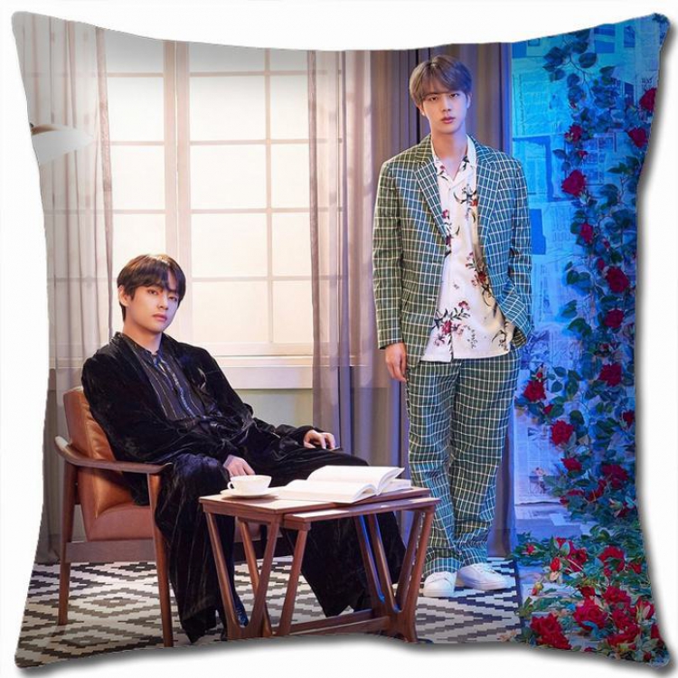 BTS Double-sided full color Pillow Cushion 45X45CM NO FILLING