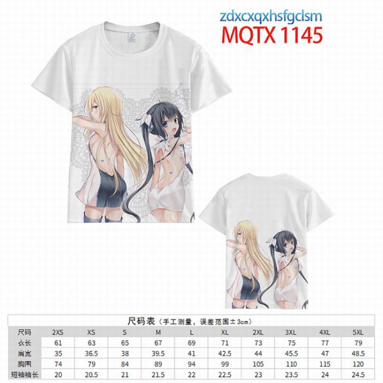 Is it wrong to try to Pick Up Girls in a Dungeon Full color printed short sleeve t-shirt 10 sizes from XXS to 5XL MQTX-1