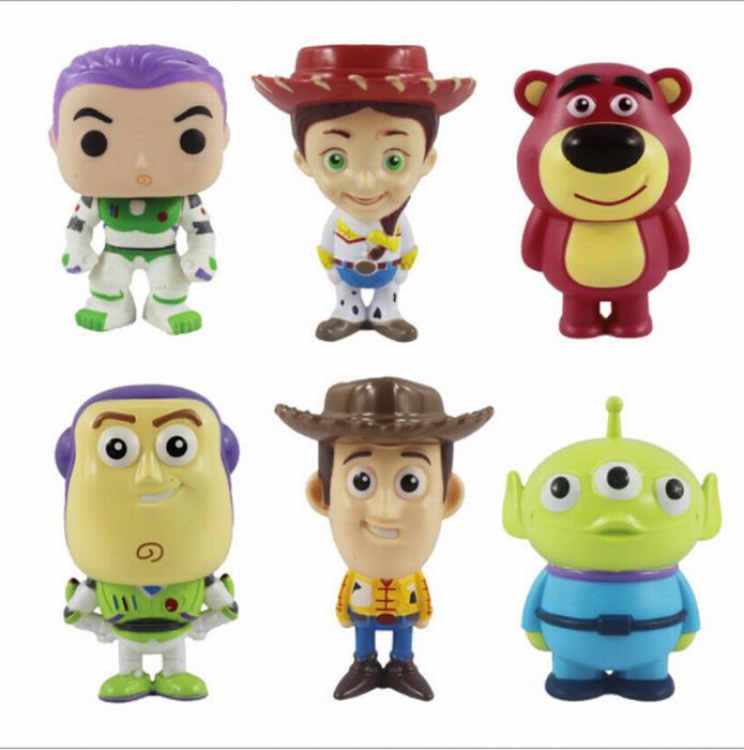 Toy Story a set of 6 models Boxed Figure Decoration 3.5 inch