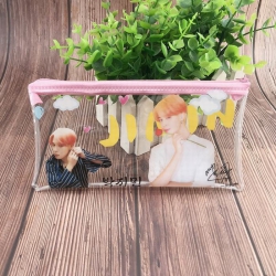 BTS Transparent pencil case st...