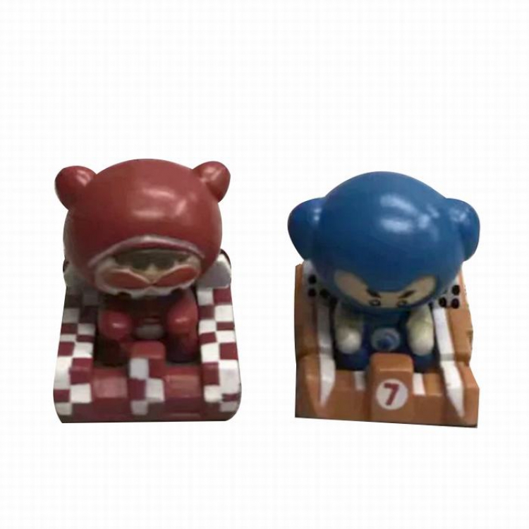 Crazyracing Kartrider a set of 2 Bagged Figure Decoration