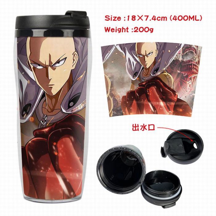 One Punch Man Starbucks Leakproof Insulation cup Kettle 7.4X18CM 400ML