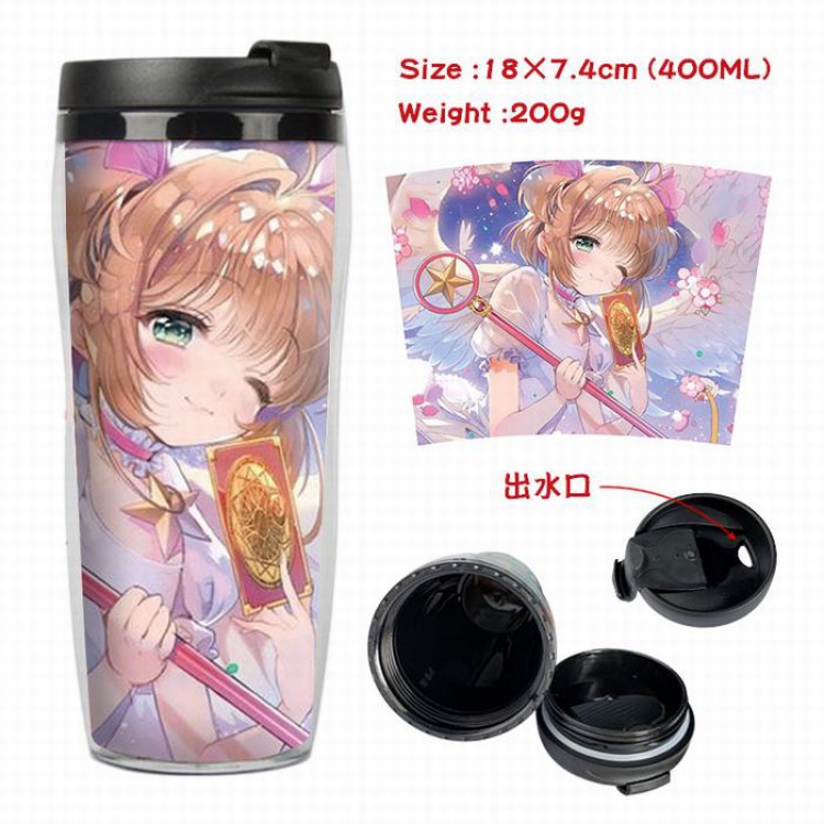 Card Captor Sakura Starbucks Leakproof Insulation cup Kettle 7.4X18CM 400ML