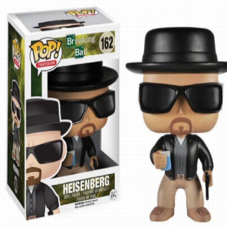 Breaking Bad Heisenberg Funko POP162 Boxed Figure Decoration Model 10CM 0.14KG