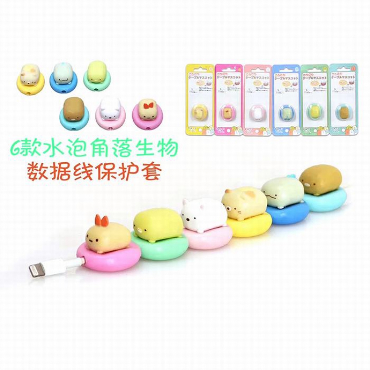 Blister corner creature Data line protector a set of six Card loading