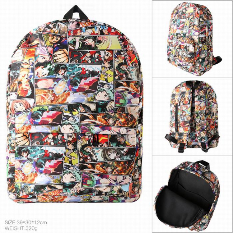 My Hero Academia Cotton imitation nylon composite Waterproof fabric backpack