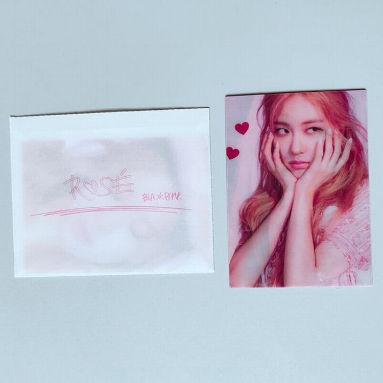 BLACKPINK ROSE Photo card photo album a set of five 10X14CM 50G price for 5 sets