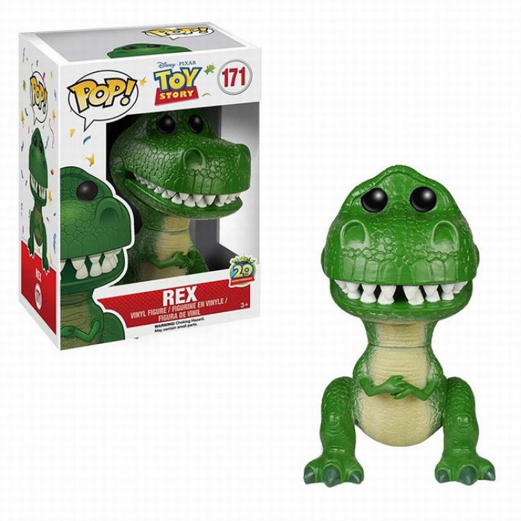 FUNKO POP  171 Toy Story Hug dragon rex Movie Boxed Figure Decoration Model