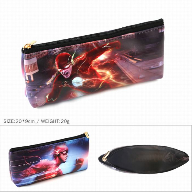 The Avengers Iron Man Zipper PU pencil case Pencil Bag 20X9CM 20G