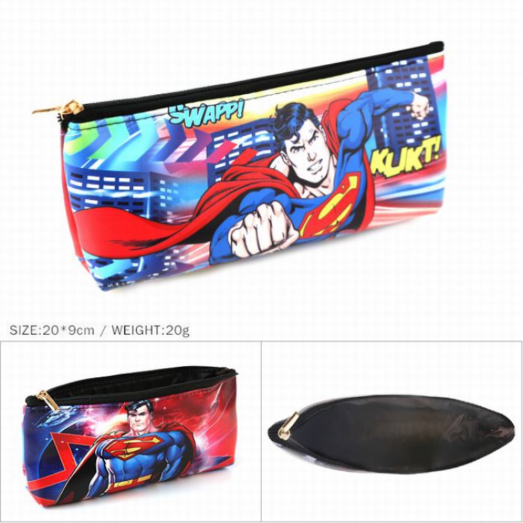 The Avengers Superhero Zipper PU pencil case Pencil Bag 20X9CM 20G