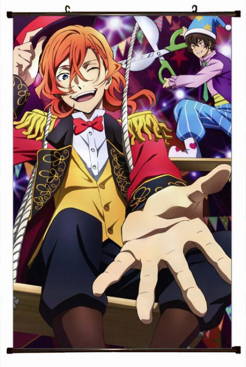 Bungo Stray Dogs Plastic pole cloth painting Wall Scroll 60X90CM preorder 3 days W5-26 NO FILLING