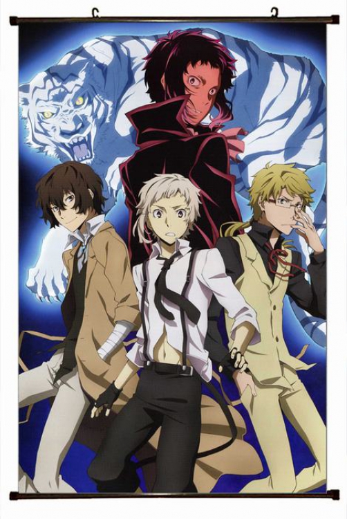 Bungo Stray Dogs Plastic pole cloth painting Wall Scroll 60X90CM preorder 3 days W5-36 NO FILLING