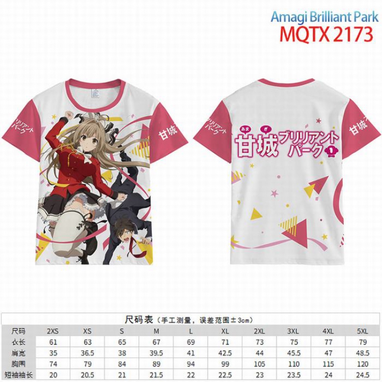 Amagi Brilliant Park  Full color short sleeve t-shirt 10 sizes from 2XS to 5XL MQTX-2173