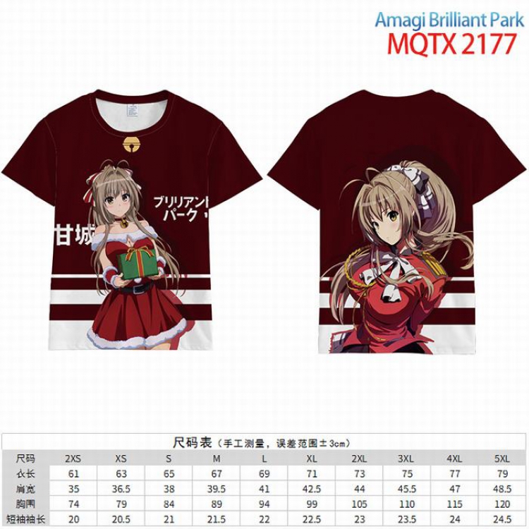 Amagi Brilliant Park  Full color short sleeve t-shirt 10 sizes from 2XS to 5XL MQTX-2177