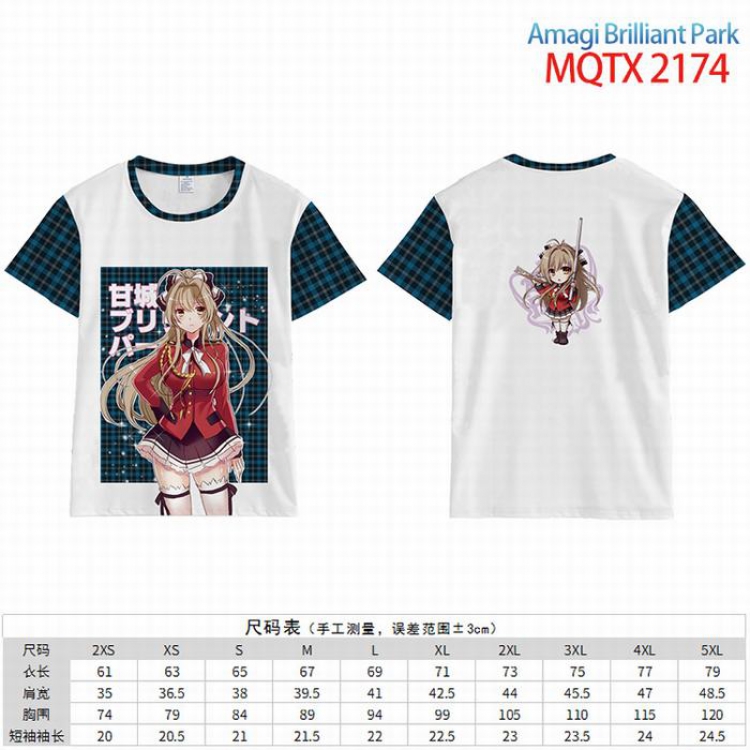 Amagi Brilliant Park  Full color short sleeve t-shirt 10 sizes from 2XS to 5XL MQTX-2174