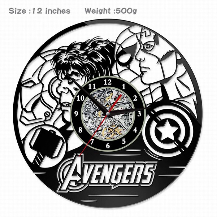 Marvel combination Creative painting wall clocks and clocks PVC material No battery