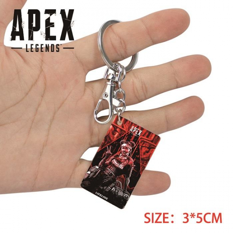 Apex Legends-10  Anime Acrylic Color Map Keychain Pendant