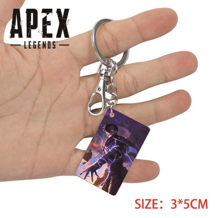 Apex Legends-29  Anime Acrylic Color Map Keychain Pendant