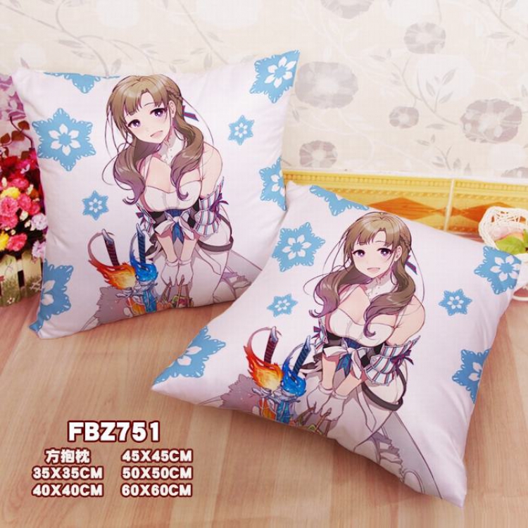 Do you love your mom and her two hit multi Target  attack？  Square universal double-sided full color pillow cushion 45X4