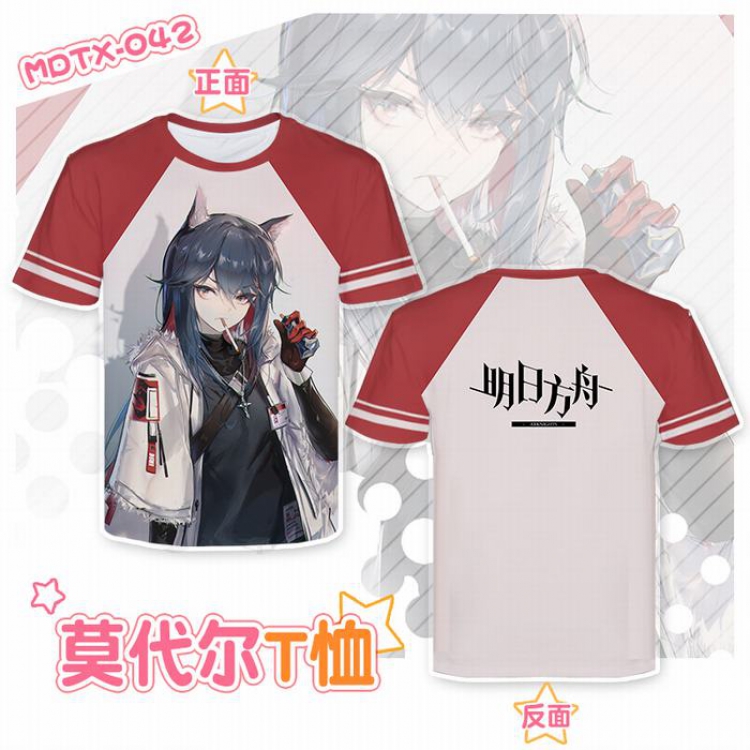 Arknights  Full color modal T-shirt short sleeve XS-5XL MDTX042