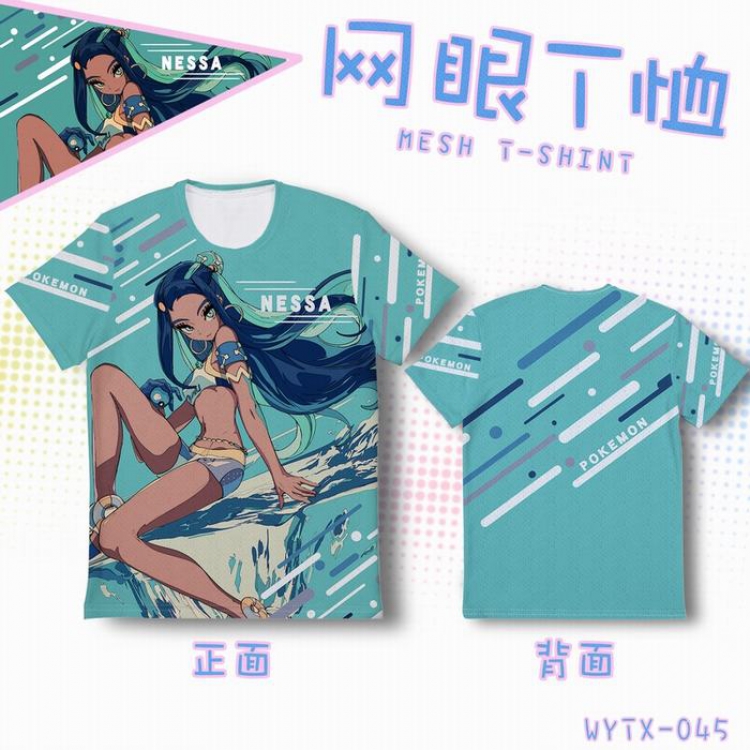 Pokémon Full color mesh T-shirt short sleeve 9 sizes from XS to 5XL WYTX045