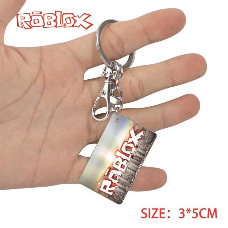 Metaverse-8 Anime Acrylic Color Map Keychain Pendant