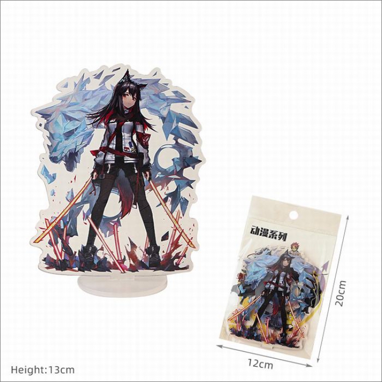 Arknights-8 Anime series Acrylic figure licensing ornaments stop sign