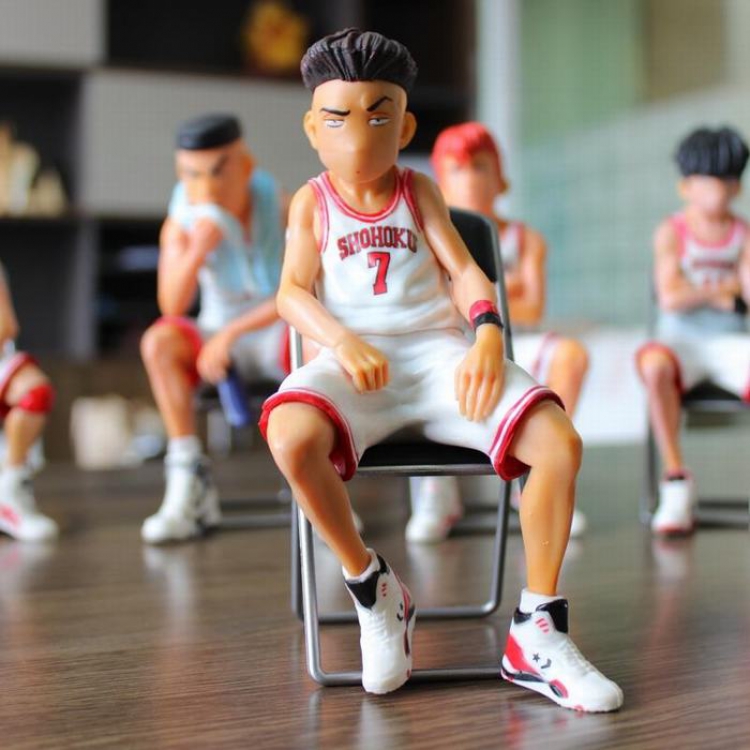 Slam Dunk Miyagi Ryota 7# chair White Boxed Figure Decoration Model 16.5CM