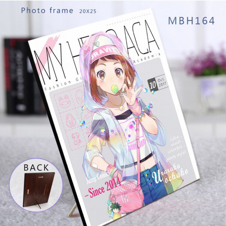 MBH164--My Hero Academia Anime wood board painting(Can be customized for a single model)20X25CM
