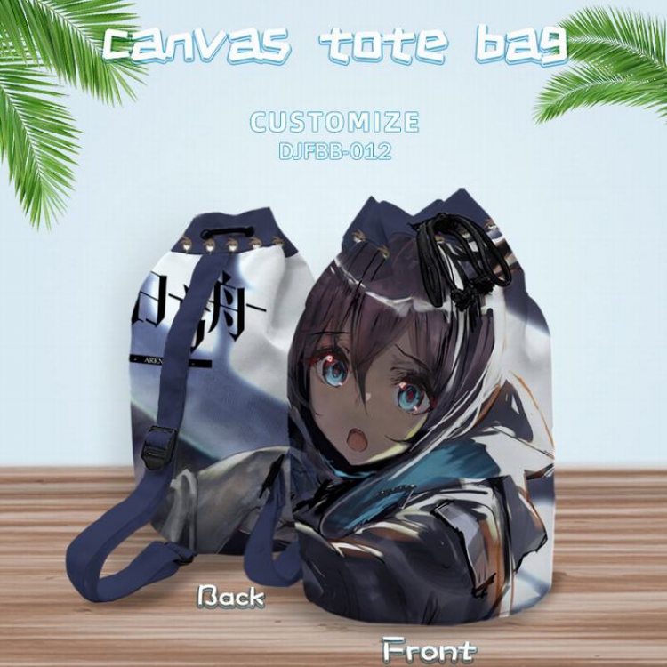 DJFBB012- Arknights Game shoulder canvas bag 40X25CM(Can be customized for a single model)
