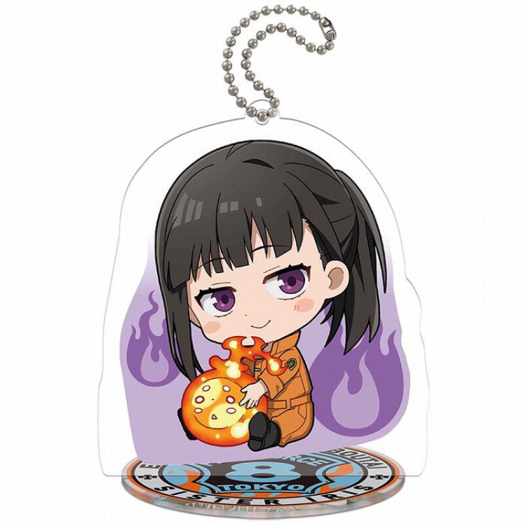 Fire fire brigade T1-Oze.Maki Acrylic keychain pendant Standing Plates