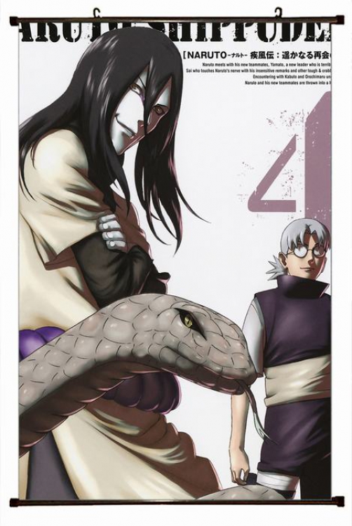 Naruto Plastic pole cloth painting Wall Scroll 60X90CM preorder 3 days H7-208 NO FILLING