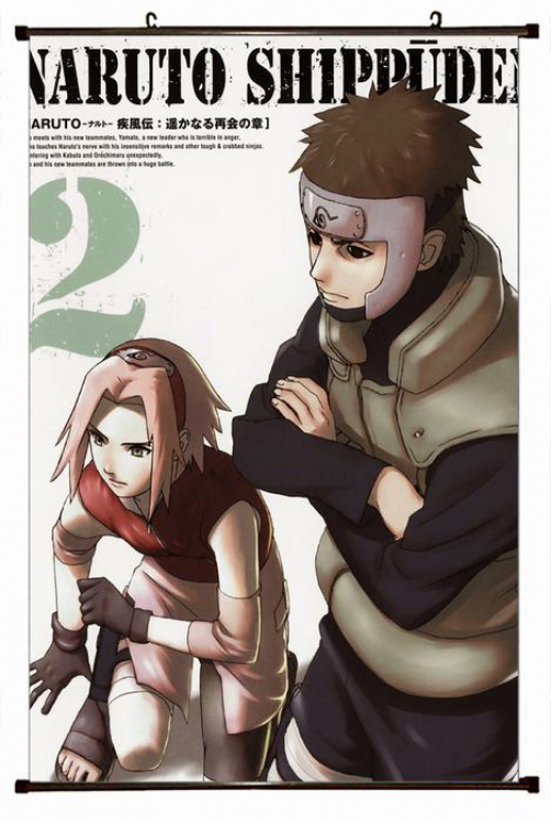 Naruto Plastic pole cloth painting Wall Scroll 60X90CM preorder 3 days H7-210 NO FILLING