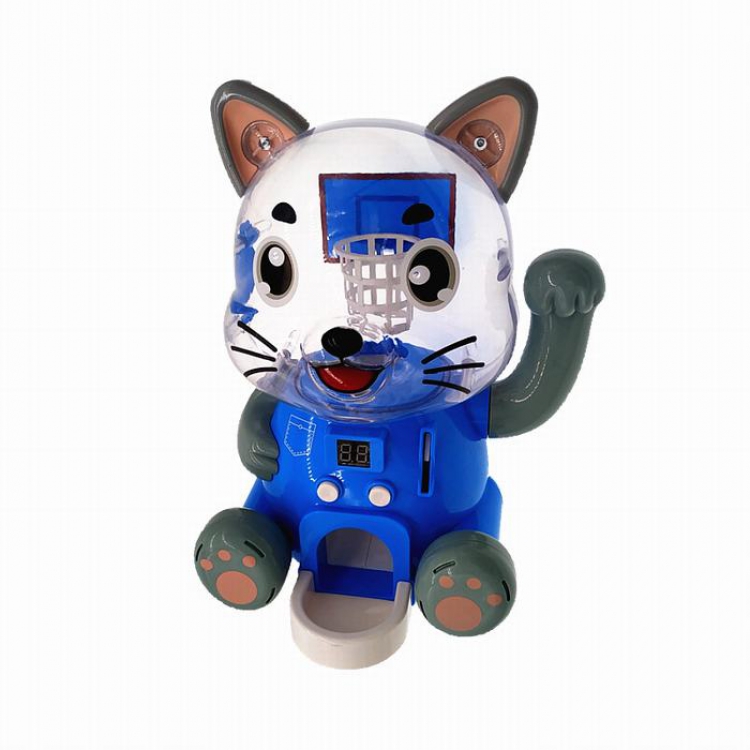 Cartoon Savings-Box blue Electric music timing USB light Savings-Box 17.9X17.3X22.7CM