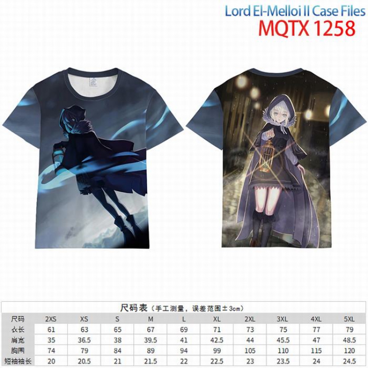 Lord EI-Melloill Case Files Grace note Full color short sleeve t-shirt 10 sizes from 2XS to 5XL MQTX-1258