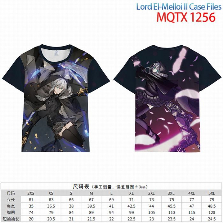 Lord EI-Melloill Case Files Grace note Full color short sleeve t-shirt 10 sizes from 2XS to 5XL MQTX-1256