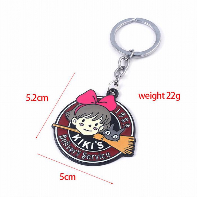 Miyazaki Hayao Kiki Keychain pendant 5.2X5CM 22G price for 5 pcs