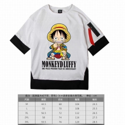One Piece Luffy-4 white Loose ...
