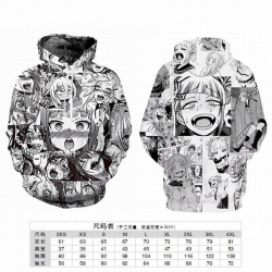 Ahegao Cartoon anime Hooded pu...