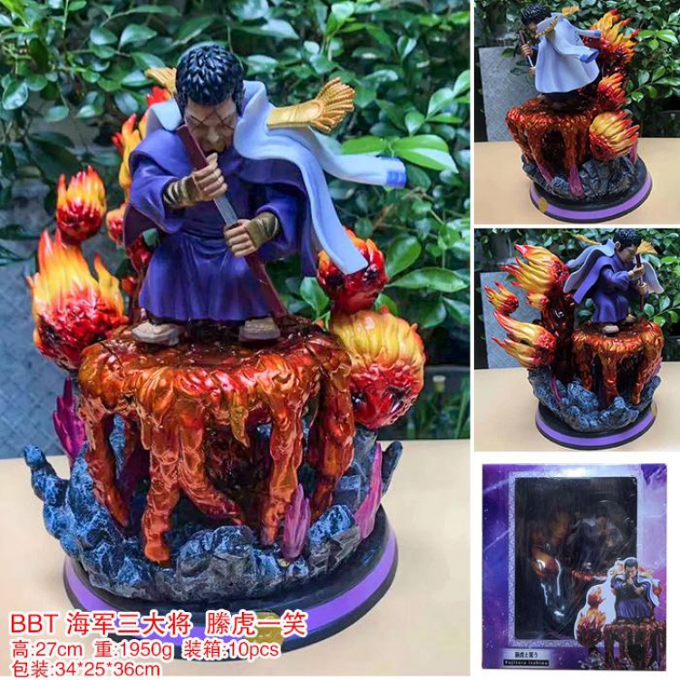 One Piece GK BBT Navy headquarters senior general Issho Boxed Figure Decoration Model  20CM 0.78KG